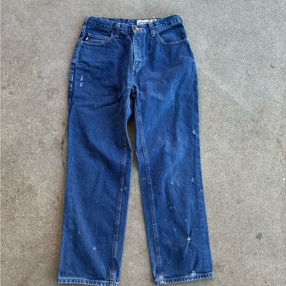 Carhartt Men's Straight Blue Jeans